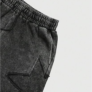 Luxury Gold Thread Embroidered Drawstring <b>Lounge</b> <b>Shorts</b> For Men - Product Image 5
