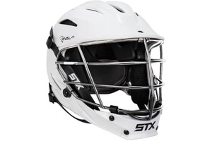 Casco de Lacrosse Blanco, Protección Facial Completa con Jaula Metálica, Equipo Deportivo para Adultos - Product Image 5