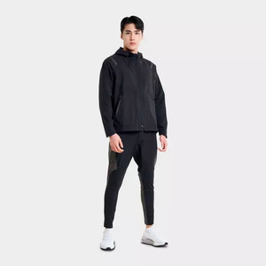 Sudadera con Capucha Deportiva Personalizada al por Mayor para Hombre, Cortavientos, Ropa Deportiva para Correr, Sudadera con Cremallera y Bolsillos de Manga Larga - Product Image 2