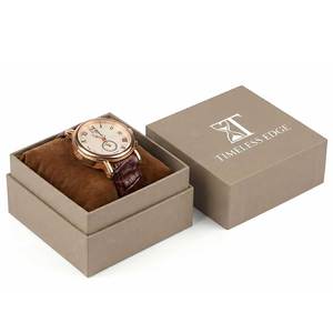 Custom Luxury Black Watch <b>Box</b> High Quality Cardboard Packaging Gift <b>Box</b> for Watches Jewelry & Premium <b>Display</b> - Product Image 1