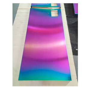Plaque colorée arc-en-ciel produite avec la technologie PVD pour l'équipement intérieur des hôtels, des villas et des centres commerciaux - Product Image 1