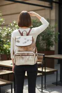 Hot Selling Style 100% Genuine Leather Hair On <b>Backpack</b> Bag Unisex Double Strap Fur <b>Waterproof</b> Portable Hair On <b>Backpack</b> Bags - Product Image 6