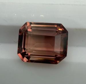 Pierre de tourmaline naturelle non montée, véritable, couleur bio, taille octogonale brillante, pour la fabrication de bijoux, bagues, pendentifs, cadeau de collection Shamim - Product Image 2