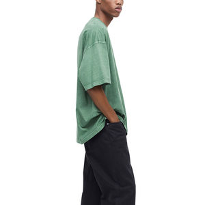 T-shirts Homme Oversize 2026 de Haute Qualité, Tricotés Unis, Respirants, Séchage Rapide, 100% Coton, Service OEM, Qualité Abordable - Product Image 3