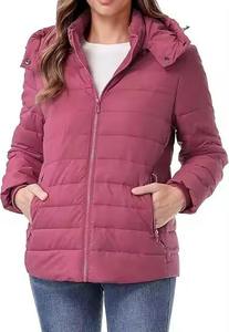 Veste d'hiver matelassée style minimaliste pour femme, chaude, en coton rembourré, respirante, en toile, tendance streetwear - Product Image 3