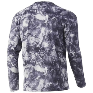Camiseta Deportiva de Manga Larga para Hombre, Cuello Redondo, Corte Regular, Tejido de Poliéster, Secado Rápido, con Logotipo Frontal Estampado Digital - Product Image 2