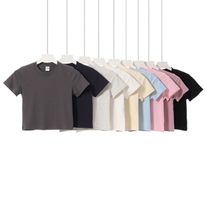 T-shirts de sport pour femmes, hauts courts, blancs, de haute qualité, à la mode, avec impression sérigraphiée, design uni, de marque - Product Image 1