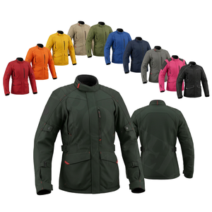 Heavy Duty Corduroy Custom Logo Motorcycle Riding Jacket Armored Breathable Windproof Protective Gear Touring Moto Jackets - Product Image 1