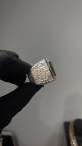 Custom Number <b>Ring</b> 925 Sterling <b>Silver</b> VVS Moissanite Diamond Iced Out Statement Hip Hop <b>Ring</b> For <b>Men</b> Luxury Jewelry - Product Image 3