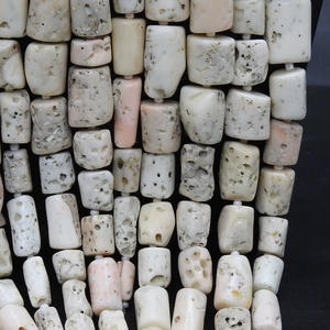 Cuentas espaciadoras de coral marino blanco natural al por mayor, tubulares lisas, tira de 8 pulgadas para diseño de collares y pulseras, certificadas por terceros, Japón - Product Image 1