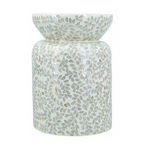 Exquisite Shell Inlay End <b>Table</b> <b>For</b> Luxury Interiors Artisan-Crafted MOP Side <b>Table</b>, Wholesale Furniture <b>for</b> Boutique Shops - Product Image 2