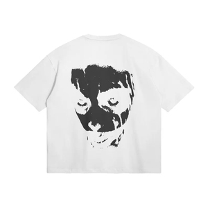 T-shirt personnalisé imprimé DTG 100% coton coupe ample |   T-shirt streetwear oversize |   Design tendance |   Écologique |   OEM |   Quantité minimale de commande faible |   Rapide - Product Image 4