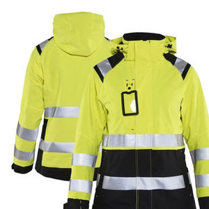 เสื้อแจ็คเก็ตนิรภัยสะท้อนแสงกันน้ำกันลมสำหรับงานอุตสาหกรรมและก่อสร้าง ผลิตจากโพลีเอสเตอร์คุณภาพสูง เหมาะสำหรับทุกเพศ - Product Image 6