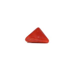 Natural Red Coral Oval Cabochon 7.7 Carat Loose Gemstone for Fine Jewelry - Product Image 3