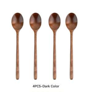 Wooden <b>Spoon</b> Tableware Kitchen Cooking Utensil Tools <b>Soup</b> Tea <b>Spoon</b> Catering Cooking Tool Coffee <b>Soup</b> Teaspoon Honey <b>Spoon</b> - Product Image 5