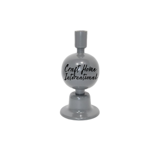 Porte-bougie en aluminium de style nordique, minimaliste scandinave, moderne, fait main, imprimé UV, étanche, décoration d'intérieur, centre de table pour - Product Image 1