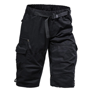Wholesale High Quality Solid Casual Cargo Shorts for Men Summer Outdoor Breathable 100% Cotton Quick Dry Eco-Friendly Knee - Product Image 3