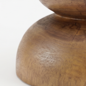 Teak Wooden <b>Stool</b> Minimalist Design Solid Wood Eco-Friendly Modern Home Furniture Living Room <b>Bedroom</b> Durable Ottoman Side Table - Product Image 4