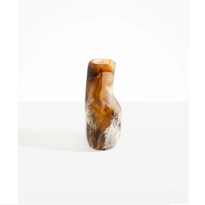Vase en résine époxy rose écologique fait main, forme irrégulière, thème floral, décoration d'intérieur, vaisselle, MOON RISE CRAFT, meilleur vase - Product Image 4