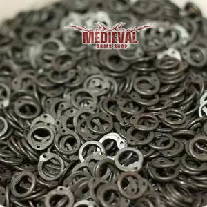 Anneaux en acier de haute qualité pour la fabrication de chaînes et d'armures DIY, créez vos propres projets médiévaux faits main en métal pour Halloween - Product Image 2