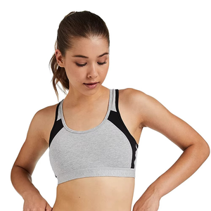 Sujetador Deportivo de Compresión Flexible para Mujer, Tejido Absorbente de Sudor, para Gimnasio, Fitness y Yoga, Venta al Por Mayor, OEM/ODM - Product Image 1