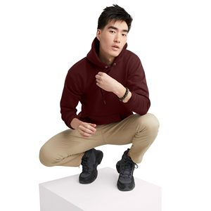 Heavyweight Oversized Men's Printed Hoodie with Web Pattern Custom Embroidered Pullover Sweatshirt for Streetwear Daily Use - Product Image 5