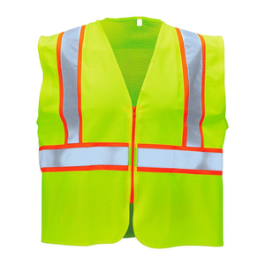 Gilet de sécurité professionnel pour homme, automne, haute qualité, imperméable, réversible, 100 % polyester, vêtement de travail extérieur pour la construction - Product Image 4