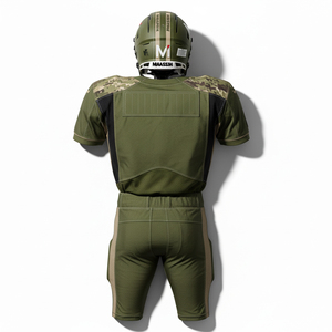 ชุดยูนิฟอร์มอเมริกันฟุตบอลแบบมืออาชีพ สั่งทำพิเศษด้วยเทคนิค Sublimation เสื้อทีมคุณภาพสูง ระบายเหงื่อได้ดี สำหรับผู้ชาย - Product Image 3