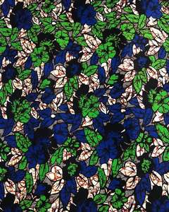 Tissu authentique africain imprimé wax, coton Ankara, textile batik pour robes, vêtements, couture, mode, vente en gros - Product Image 2