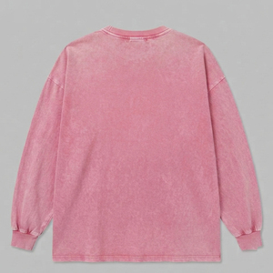 T-shirt surdimensionné pour femme, style vintage, broderie vieillie – Coton doux, col rond, manches courtes, coupe décontractée, tee-shirt tendance - Product Image 2