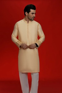 Shalwar Kameez Tradicional de Algodón para Hombre, Tejido Transpirable y Cómodo para Oficina y Uso Diario - Product Image 5