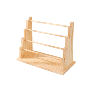 Présentoir à bijoux en bois détachable pour boucles d'oreilles, bracelets, colliers - Commandes à retirer soi-même (TK/TEMU) - Product Image 1