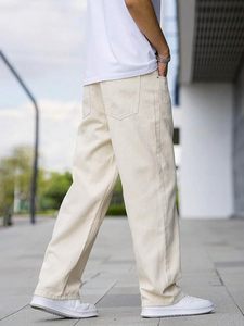 Custom Men Baggy Denim Jeans Wholesale Bulk OEM Supplier Loose Fit Streetwear Casual Relaxed Jeans <b>Pants</b> - Product Image 3