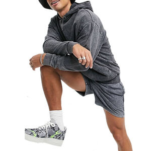 Conjunto de Sudadera con Capucha y Pantalones Cortos para Hombre, Nuevo, Talla Personalizada, Hecho en Pakistán - Product Image 4