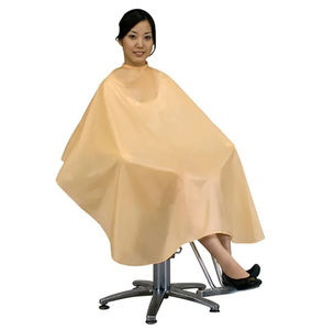 Cape de barbier jetable OEM en polyester, écologique, séchage rapide, légère, avec impression de logo personnalisée, imperméable et durable - Product Image 6