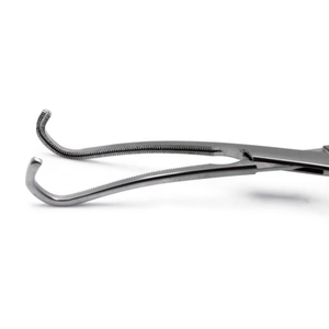 Pinza Vascular Pediátrica Cooley Premium de 17 cm, Multiángulo, con Dientes Atraumáticos, de Acero Inoxidable, Instrumentos Quirúrgicos Cardiovasculares, CE - Product Image 2