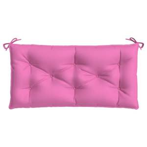 Ensemble de 2 coussins de banc de jardin en polyester rose, 39,4 x 19,7 pouces - Product Image 5