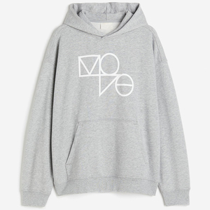 Sweat à capuche OEM personnalisé, pull-over uni en coton imprimé, sweat à capuche surdimensionné pour hommes - Product Image 3