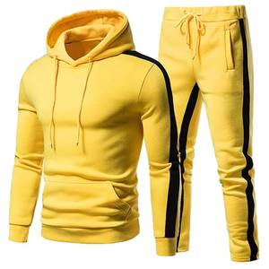 ชุดวอร์มออกกำลังกายผู้ชายแบบขายส่งสั่งทำพิเศษ ระบายอากาศได้ดี เหมาะสำหรับฤดูใบไม้ร่วง ชุดวิ่งออกกำลังกาย ผ้าไนลอน/คอตตอน กางเกงสีดำ ชุดออกกำลังกายแบบชิ้นเดียว สำหรับผู้ใหญ่ - Product Image 1