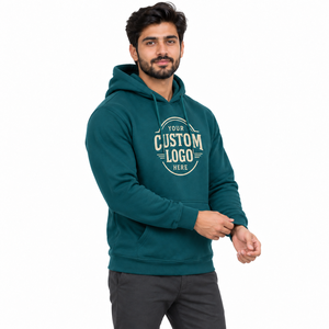 Sudadera con Capucha de Alta Calidad con Estampado Puff, Logotipo Personalizado, 500 GSM, 100% Algodón, Felpa Gruesa, Talla Grande, para Hombre - Product Image 5