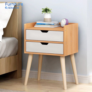 Table de chevet moderne en bois, fournisseur de table de chevet minimaliste Vietnam, table de chevet meilleur prix - Product Image 3