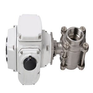 Válvula de Bola de Acero Inoxidable con Control Eléctrico de Alta Presión de 12V, Rosca BSP, Montaje ISO, OEM, C-Way - Product Image 5