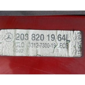Feu arrière gauche d'occasion Classe C 2038201964 - Product Image 5