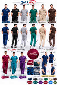 Tenues d'infirmières de haute qualité, uniformes extensibles personnalisés, ensembles de blouses médicales - Product Image 5