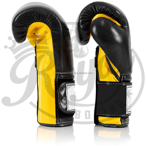 Gants de kickboxing en cuir avec logo personnalisé de haute qualité 12oz Muay Thai combat entraînement sac de boxe gants équipement de boxe en gros - Product Image 4