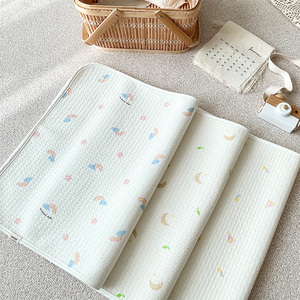 [Hwaeum] Hwaeum BeBe Pure Cotton <b>Waterproof</b> Pad Infant Breathable Mattress Cover Washable Urine Mat Baby Bedding Korea - Product Image 2