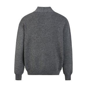 <b>Men's</b> Wool Knitted <b>Cardigan</b> Sweater Solid Color <b>Long</b> Sleeve V-Neck Button Closure Winter Wear 100% Acrylic - Product Image 5