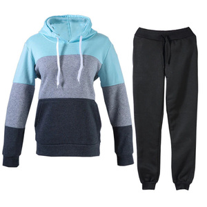 Women's Red Hooded <b>Sweatshirt</b> With <b>White</b> Drawstring And Stripe Sleeves Matching Black Joggers Casual Tracksuit Autumn Wear - Product Image 6