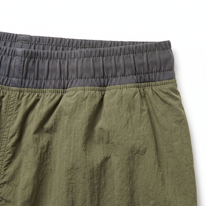 Men's Summer Crinkle Nylon Drawstring Mid Solid Sporty Eco-Friendly <b>Shorts</b> Lightweight Textured Casual OEM ODM Wholesale Factory - Product Image 6