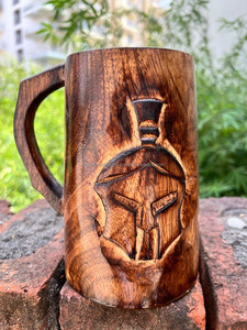 Mug à café en bois fait main, tasse en bois pour l'extérieur, tasses à café en bois - Product Image 3